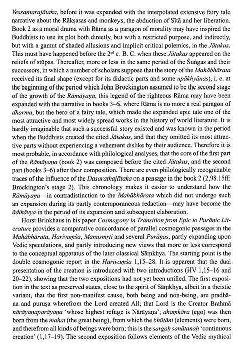 On The Growth and Composition of the Sanskrit Epics and Puranas ...