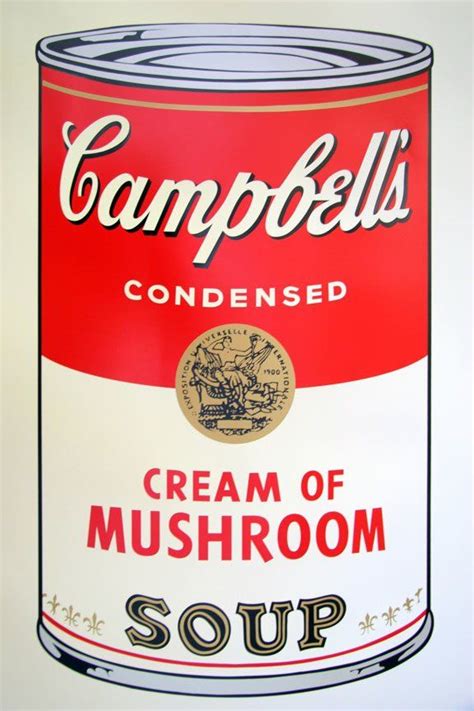 Andy Warhol Campbells Soup Cream Sunday B. Morning For Sale | Campbell ...