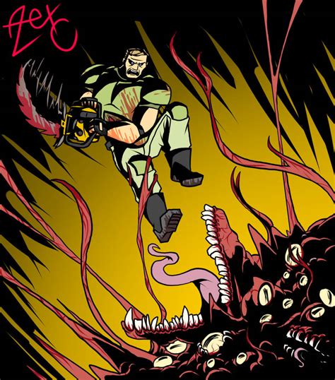 Doomguy vs Carrion by SollidNitrogen on DeviantArt