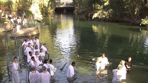 Baptism - Jordan River Israel Tour - YouTube