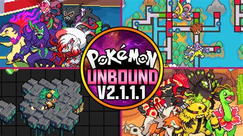 Pokemon Unbound 2.1.1.1 With Mega Evolution, Dynamax, Gen 1-8 PKMN ...