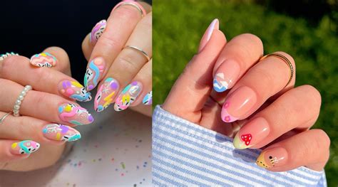 Your Inner 90's Kid Will Love These 9 Retro Nail Art Designs - Elle India