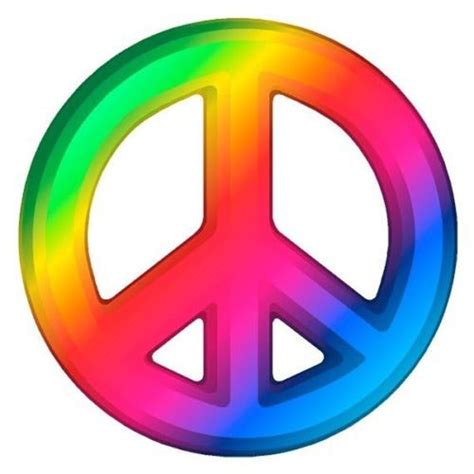 Rainbow Colored Peace Sign Cornhole Board Game Vinyl Graphic Decal Set ...