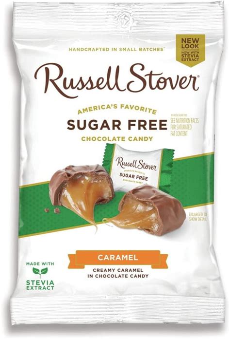 Russell Stover, Sugar Free, Butter Cream Caramel Candy, 3oz Bag (Pack ...