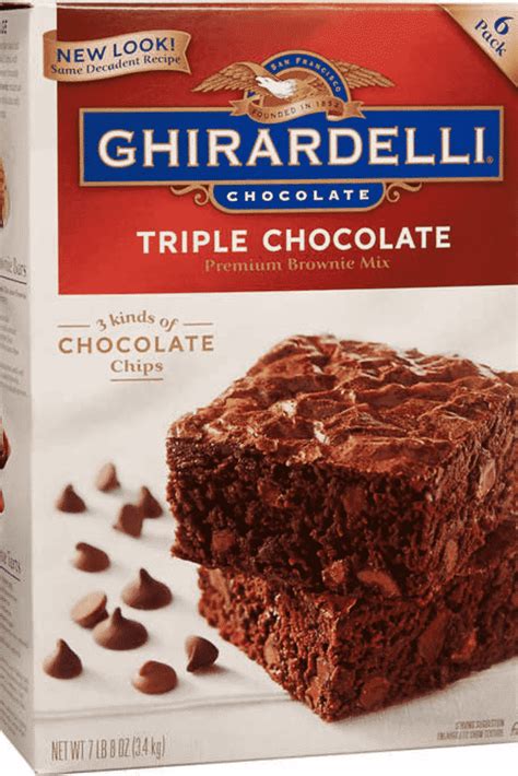 Costco's Ghirardelli Brownie Mix - Half-Scratched