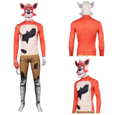 Foxy FNAF Five Nights At Freddy's wolf Cosplay Costume Outfits ...