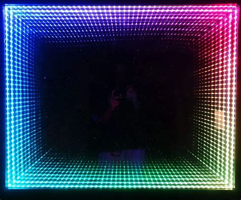 Make a Programmable RGB LED Infinity Mirror With Arduino in 2020. Led ...