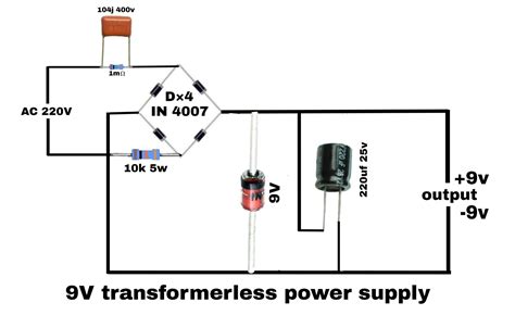 6 Volt Power Supply Circuit Diagram