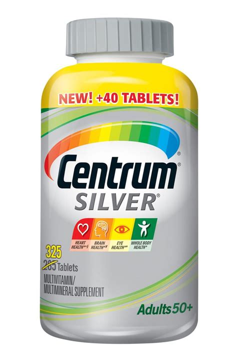 Product of Centrum Silver Adults 50+ Multivitamins, 325 ct. - Walmart.com