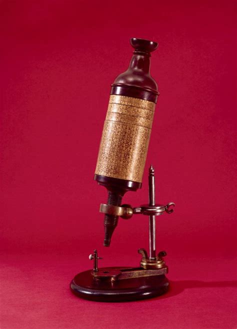 Hooke´s compound microscope, 1665-1675. Stock Photo 1895-18927 ...