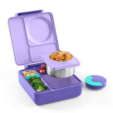 OmieBox Bento Box for Kids - Insulated Bento Lunch Box with Leak Proof ...