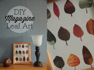 diy leaf collage - Fun Crafts Kids