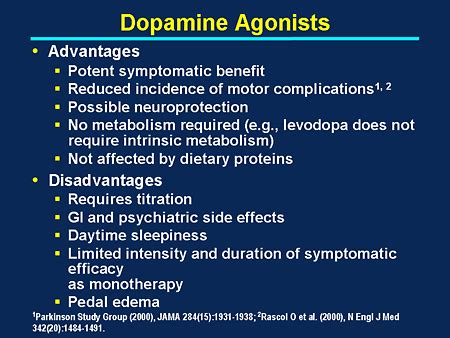 Dopamine agonists; Dopamine Receptor Agonists; Dopaminergic Agonists