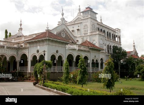 Unique architecture of Aga Khan palace built in 1892 by Sultan Mohamed ...