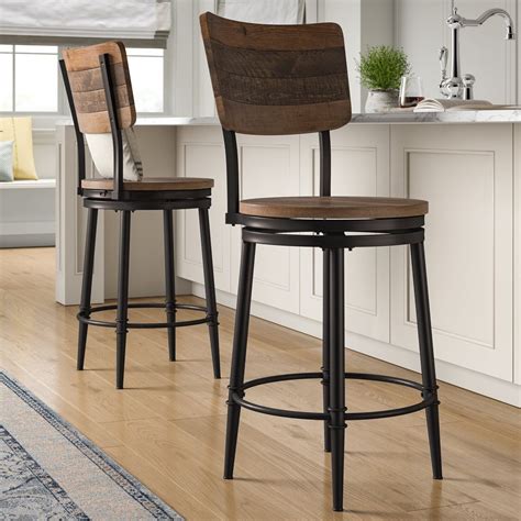 Bar Stools & Counter Stools | Farmhouse bar stools, Kitchen bar stools ...