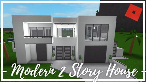 Bloxburg House Ideas One Story Cheap 5k : Modern Two Story Family Home ...