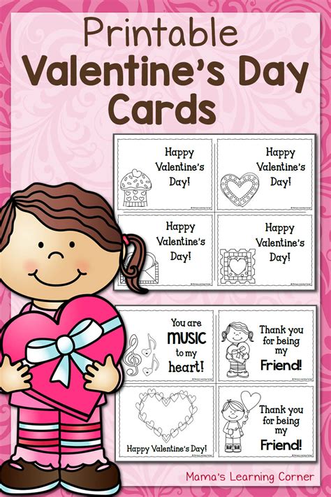 Printable Valentine’s Day Cards - Mamas Learning Corner