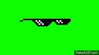 Deal With It Glasses [Green Screen/Source/MLG] on Make a GIF