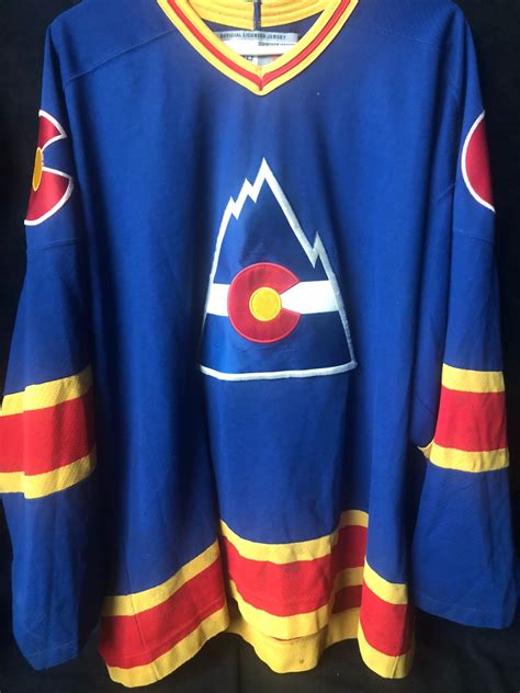 COLORADO ROCKIES HOCKEY JERSEY (XXL)