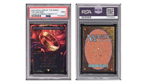 Magic the Gathering The One Ring Card Has Been Found and Graded