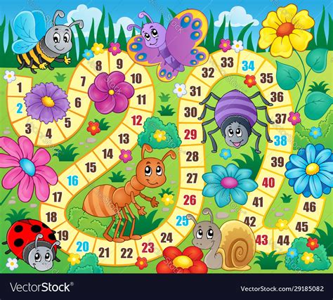 Board game theme image 9 Royalty Free Vector Image