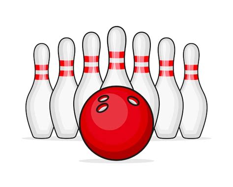 Premium Vector | Bowling strike icon Realistic illustration of bowling ...