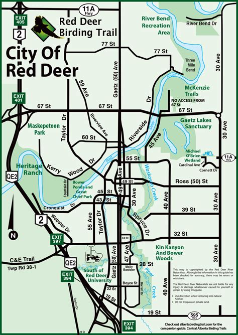 City of Red Deer | Birding Trails Alberta