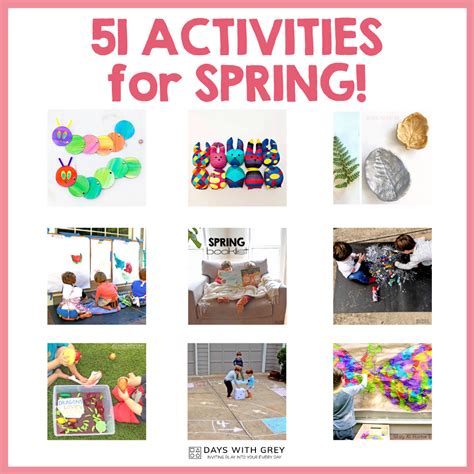 51 Spring Activities for Kids - Days With Grey