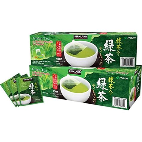 Kirkland Ito En Matcha Blend Japanese Green Tea, 1.5g Tea Bags (200 ...