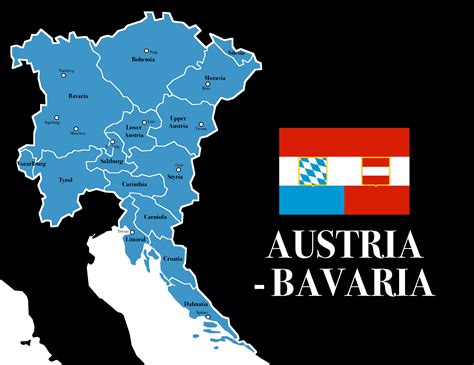 Austria - Bavaria Empire : r/imaginarymaps