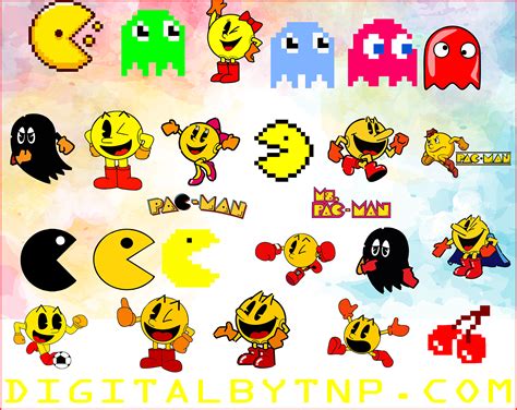 Pacman Clip Art Retro