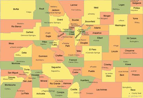 Map Of Weld County Colorado | secretmuseum