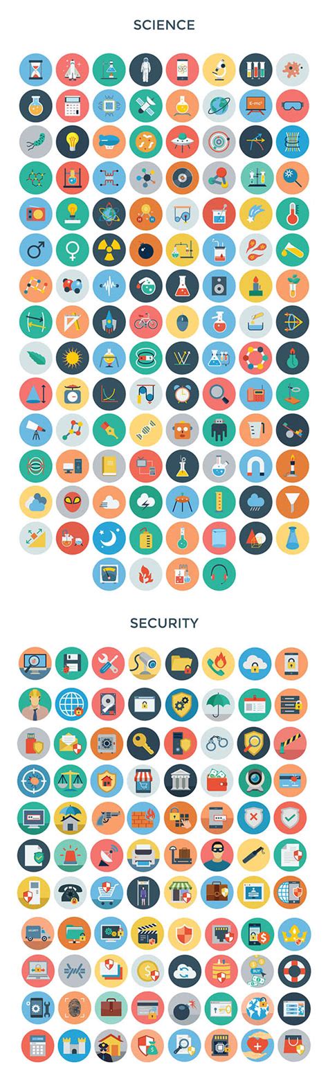 3200+ Flat Vector PSD Icons For Graphic Designers | Icons | Graphic ...