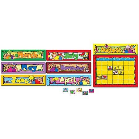 Carson-Dellosa D.J. Inkers Bulletin Board Set — Beary Big Calendar Set