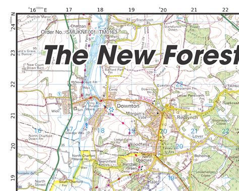 New Forest Map SplashMap- for your outdoor adventures