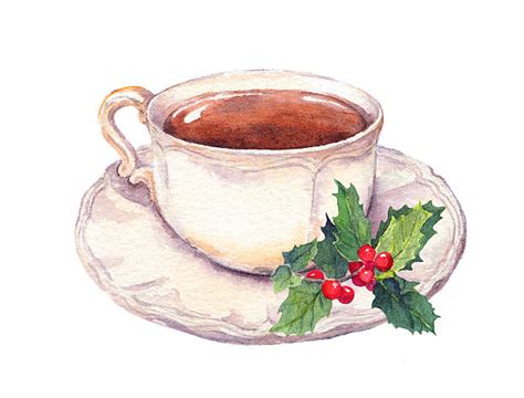 Christmas Tea Clip Art, Vector Images & Illustrations - iStock