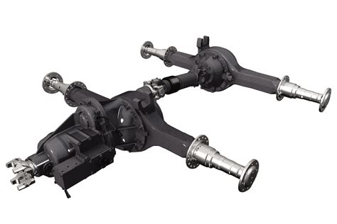 Dana tandem axle transforms to 6x2 configuration at highway speeds ...