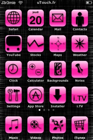 Pink iPhone Themes