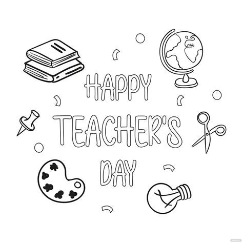 Happy Teachers Day Outline