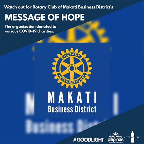 Rotary Club of Makati Business District - GoodNewsPilipinas.com