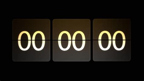 Digital Clock Countdown Stock Footage Video - Shutterstock