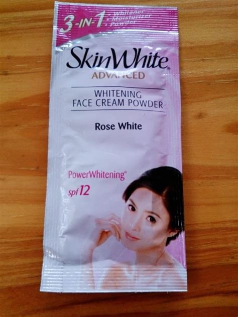 SkinWhite Advanced Whitening Face Cream Powder Review - KIKAYSIKAT