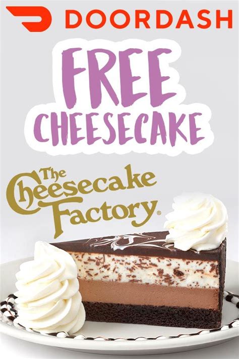 Free Slice of Cheesecake Factory Cheesecake | Cheesecake factory ...