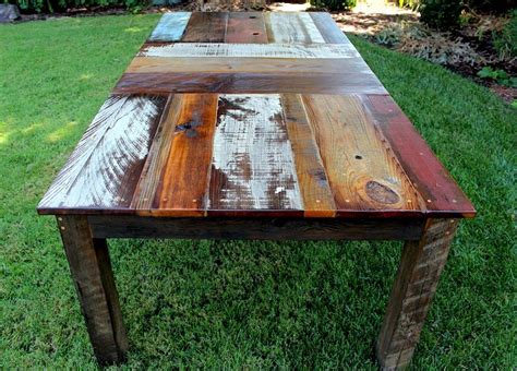 Reclaimed Wood Furniture Dining Table