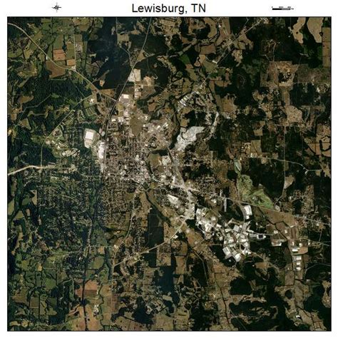 Aerial Photography Map of Lewisburg, TN Tennessee