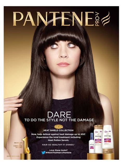 Zooey Deschanel for Pantene Pro-V Ad Campaign