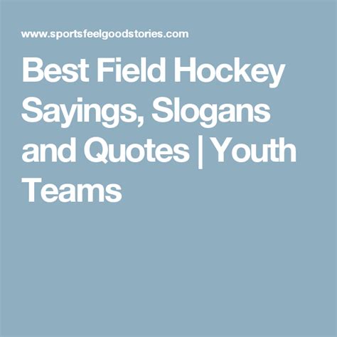 Field Hockey Quotes Funny - ShortQuotes.cc