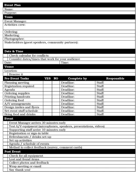 5 Com5 Commonly Missed Event Planning Checklist Details | hennessy events