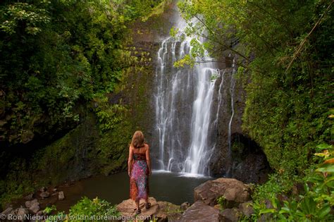 Wailua Falls, near Hana, Maui, Hawaii | Photos by Ron Niebrugge