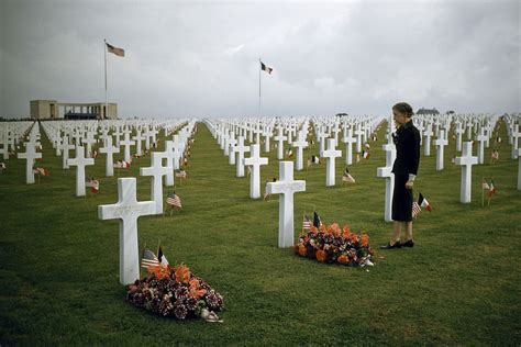 Vintage photos of D-Day's heroes resting place in the Normandy American ...